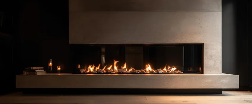 Gas Fireplace Ember Bed Design Services in Colleyville, Texas