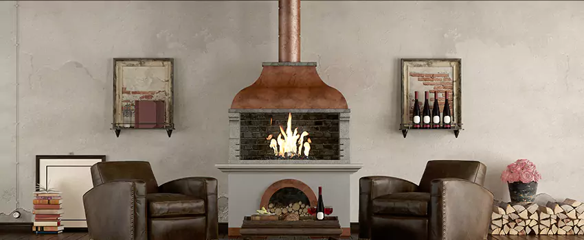 Thelin Hearth Products Providence Pellet Insert Fireplace Installation in Colleyville, TX