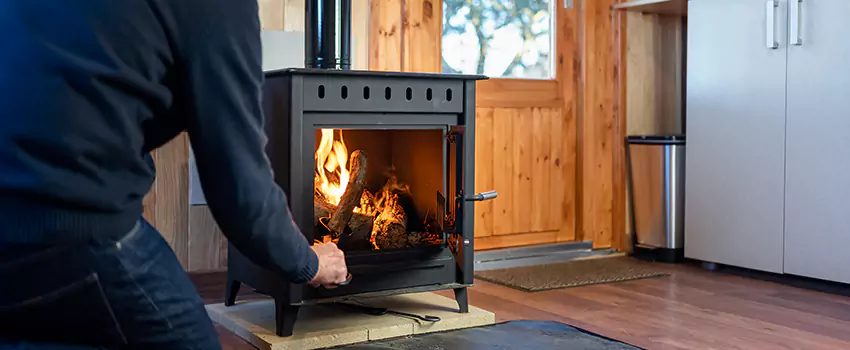 Open Hearth Wood Fireplace Installation in Colleyville, TX
