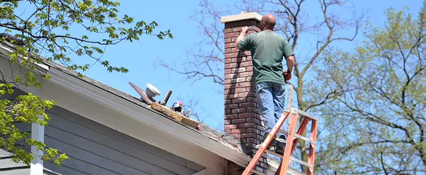 Vinyl and PVC Chimney Flashing Installation in Colleyville, TX